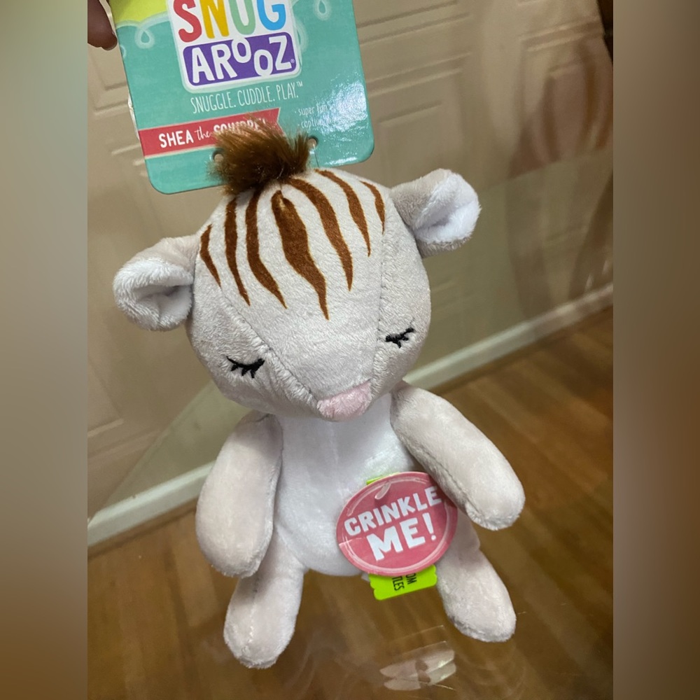 - Brand New Dog  Shea The Squirrel Toy With Squeaker.